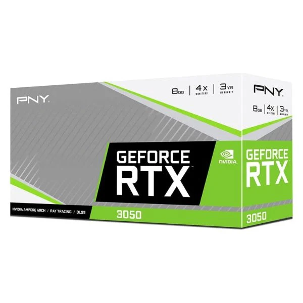 Tarjeta de video PNY GeForce RTXTM 3050 8GB Verto Dual Fan Graphics Card VCG30508DFBPB - Image 6