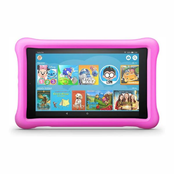 Tablet Fire HD 8 Kids 8" HD, Quad-Core 1.3 GHz, RAM 2GB, 32GB Expandible 1TB, Wi-Fi, Color Rosado