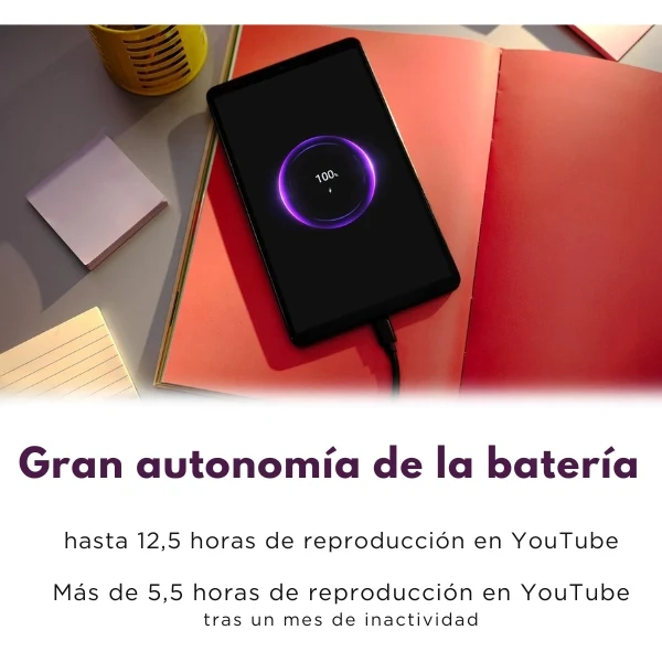 Tablet Lenovo Tab One 8.7" HD - MediaTek Helio G85 - 4GB RAM - 64GB - Estuche Folio Incluido - Image 3