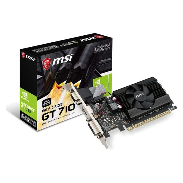 Tarjeta de Video MSI GeForce GT 710 2GB DDR3 64 Bit HDMI NVIDIA