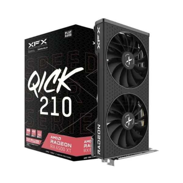 Tarjeta gráfica XFX Speedster QICK 210 AMD Radeon RX 6500 XT - 4GB GDDR6 - PCIe 4.0 - HDMI/DP
