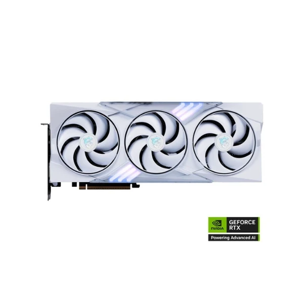 Tarjeta Gráfica MSI NVIDIA GeForce RTX 5070 GAMING TRIO White Overclocked Triple Fan 12GB GDDR7 PCIe 5.0 - Image 2