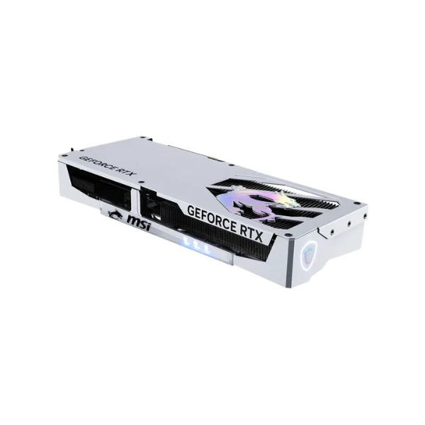 Tarjeta Gráfica MSI NVIDIA GeForce RTX 5070 GAMING TRIO White Overclocked Triple Fan 12GB GDDR7 PCIe 5.0 - Image 4