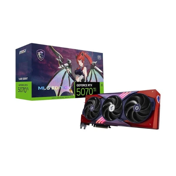 Tarjeta gráfica MSI NVIDIA GeForce RTX 5070 Ti MLG EDITION OC Triple Fan 16GB GDDR7