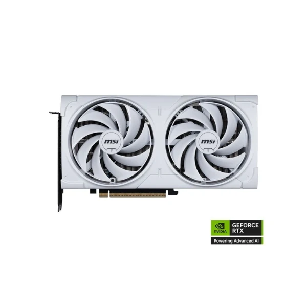 Tarjeta Gráfica MSI NVIDIA GeForce RTX 5070 VENTUS 2X White Overclocked Dual Fan 12GB GDDR7 PCIe 5.0 - Image 2