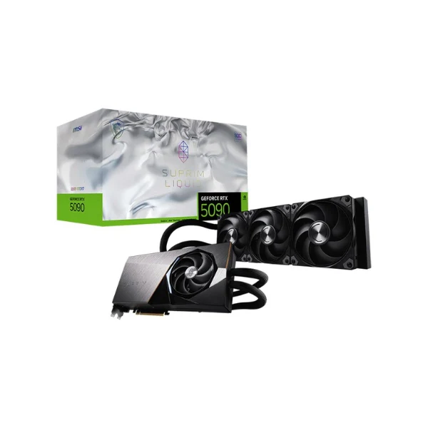 Tarjeta gráfica MSI NVIDIA GeForce RTX 5090 SUPRIM LIQUID SOC OC Liquid Cooled 32GB GDDR7
