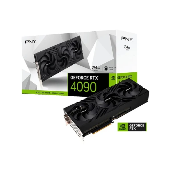 Tarjeta Gráfica PNY NVIDIA GeForce RTX 4090 Verto Triple Fan 24GB GDDR6X PCIe 4.0