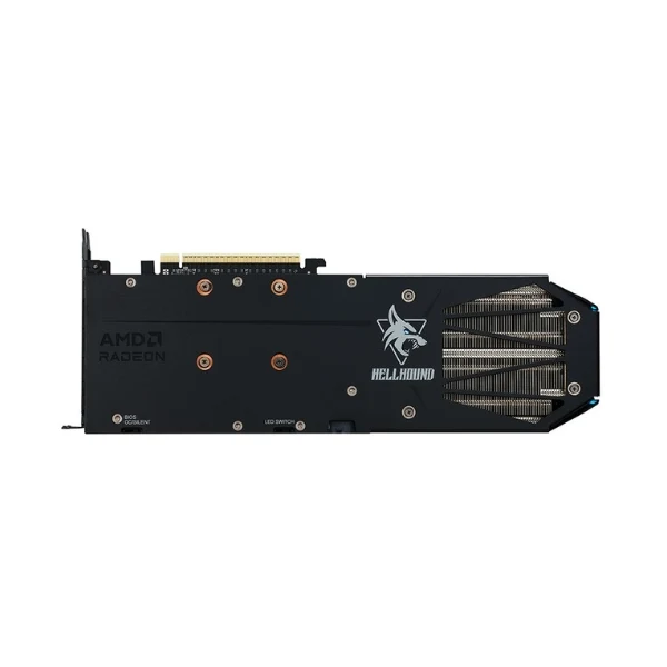 Tarjeta gráfica PowerColor AMD Radeon RX 9060 XT Hellhound OC Triple Fan 16GB GDDR6 - Image 4