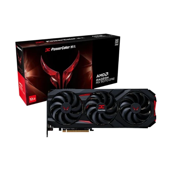 Tarjeta gráfica PowerColor AMD Radeon RX 9070 GRE Red Devil OC Triple Fan 12GB GDDR6