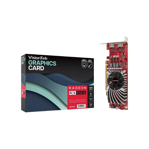Tarjeta gráfica Visiontek AMD Radeon RX 560 2M SFF Single Fan 4GB GDDR5