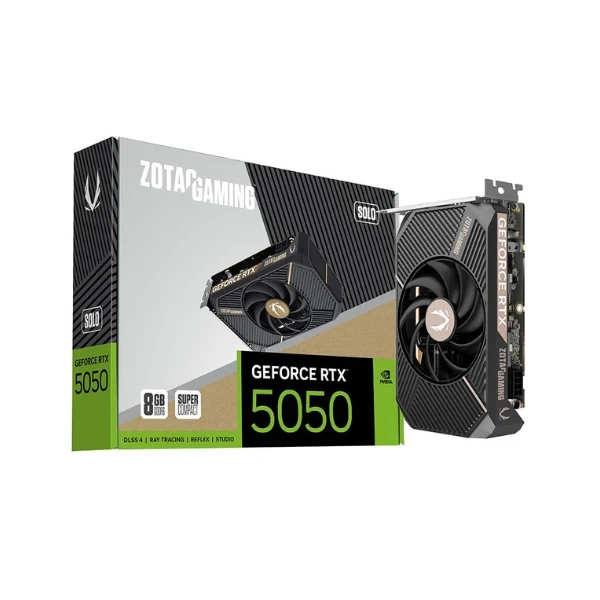 Tarjeta gráfica ZOTAC NVIDIA GeForce RTX 5050 Solo Single Fan 8GB GDDR6