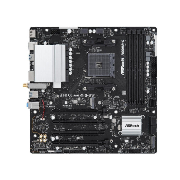 Tarjeta Madre ASRock B550M-C AMD B550 AMD AM4 DDR4 Micro-ATX - Image 2