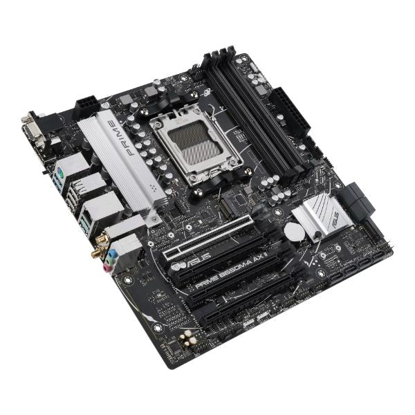 Tarjeta Madre ASUS B650M-A AX II Micro ATX DDR5 Compatible PCle 5.0 M.2 Ethernet de 2.5 GB Wi-Fi 6 Display - Image 4