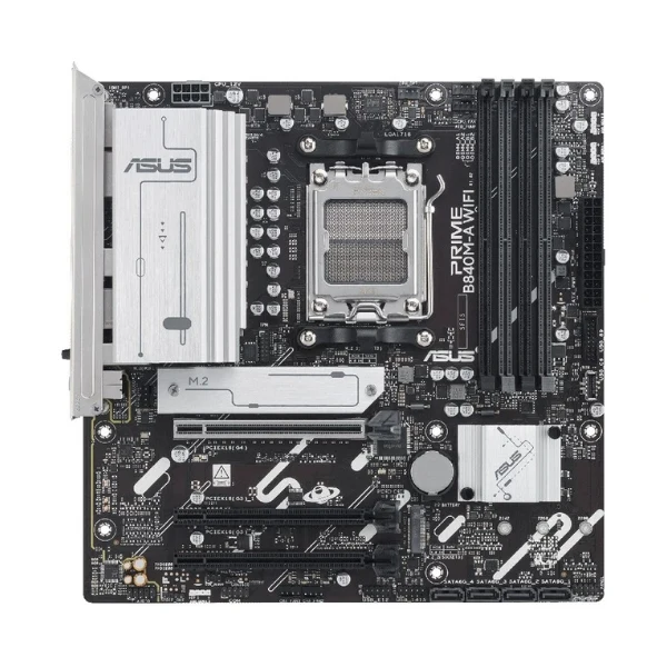 Tarjeta Madre ASUS B840M-A PRIME WIFI-CSM B840 Socket AMD AM5 DDR5 Micro-ATX - Image 2