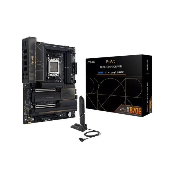 Tarjeta Madre ASUS X870E-CREATOR ProArt WIFI AMD AM5 ATX DDR5
