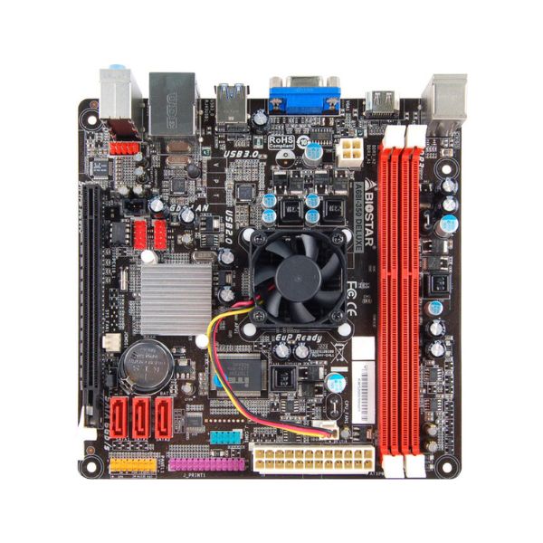 Tarjeta Madre Biostar A681-350 - Mini-ITX - Socket BGA FT1 - DDR3 hasta 16GB - USB 3.0 - HDMI - VGA - Image 2