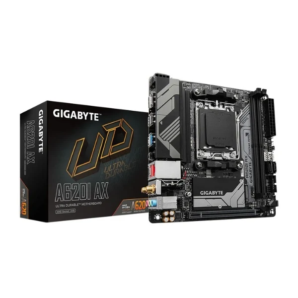 Tarjeta Madre Gigabyte A620I AX AMD AM5 Mini-ITX