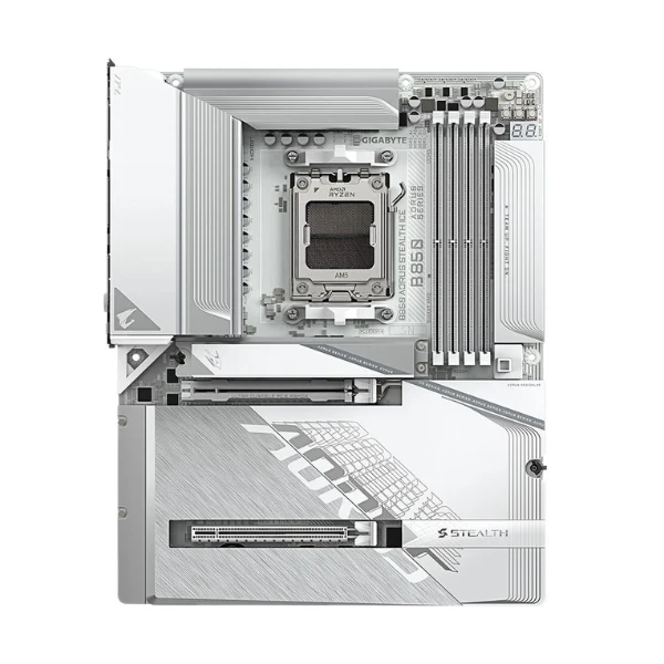 Tarjeta Madre GIGABYTE B850 AORUS STEALTH ICE Socket AMD AM5 DDR5 ATX - Image 2