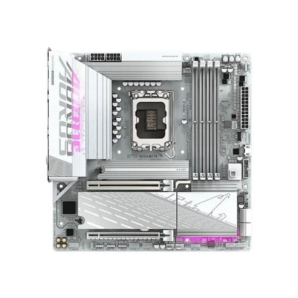 Tarjeta Madre Gigabyte B860M AORUS ELITE WIFI6E ICE Intel LGA 1851 microATX - Image 2