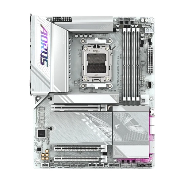 Tarjeta Madre GIGABYTE X870E AORUS ELITE WIFI7 ICE Socket AMD AM5 DDR5 ATX - Image 2