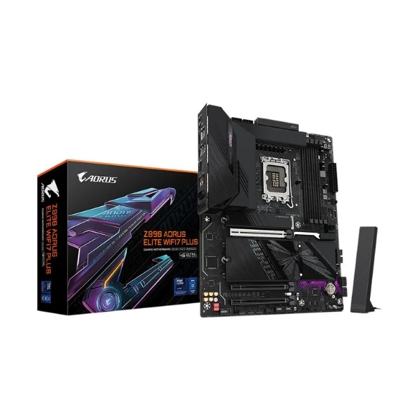 Tarjeta Madre GIGABYTE Z890 AORUS ELITE WIFI7 PLUS Socket LGA1851 DDR5 ATX
