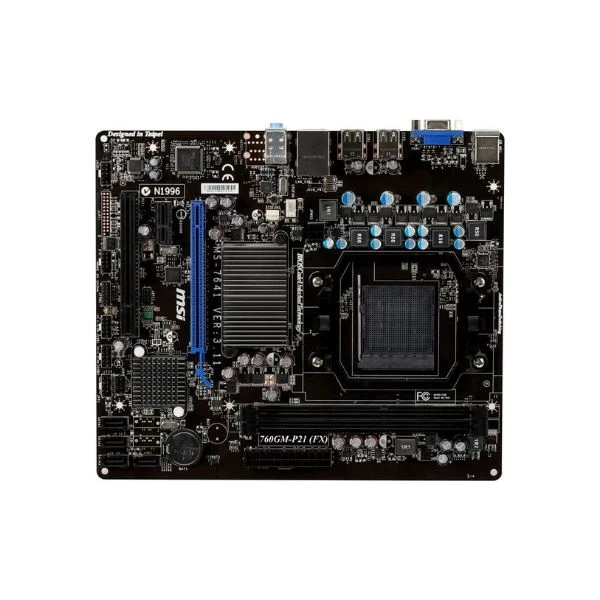 Tarjeta Madre MSI 760GM-P21 - Micro-ATX - Socket AM3+ - DDR3 hasta 16GB - SATA 2 - USB 2.0 - PCIe x16 - Image 2