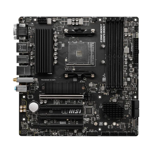 Tarjeta Madre MSI B550M-VC Pro WiFi AMD AM4 microATX - Image 2