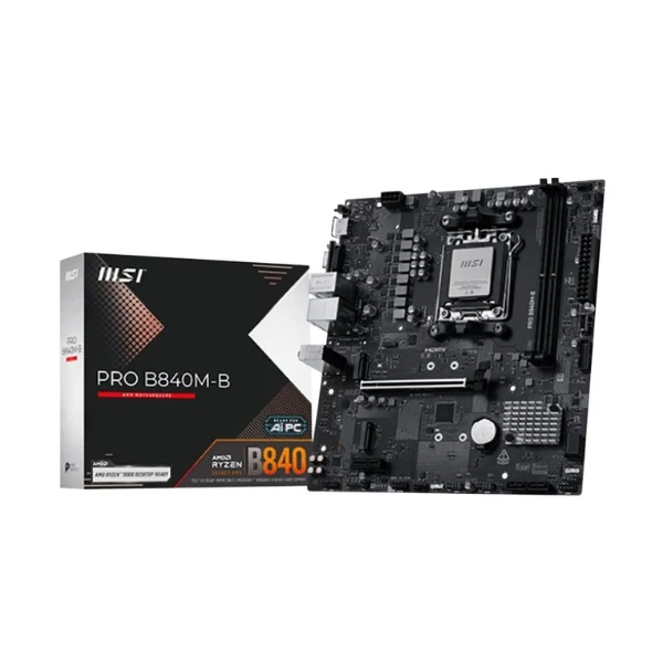 Tarjeta Madre MSI B840M B PRO Socket AMD AM5 DDR5 Micro-ATX