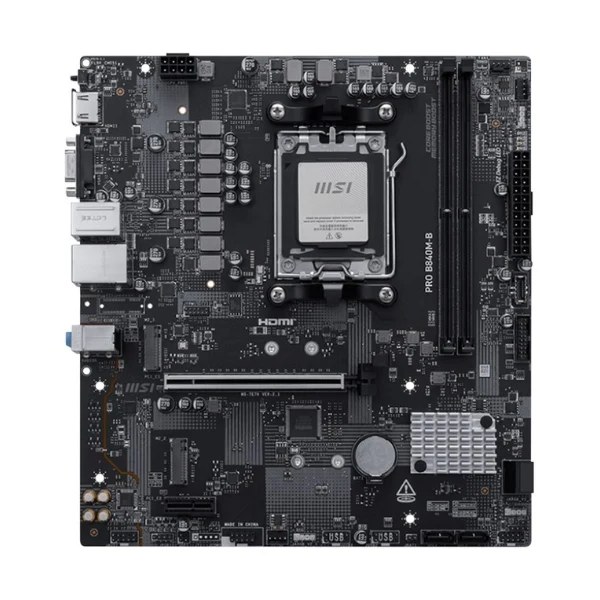 Tarjeta Madre MSI B840M B PRO Socket AMD AM5 DDR5 Micro-ATX - Image 2