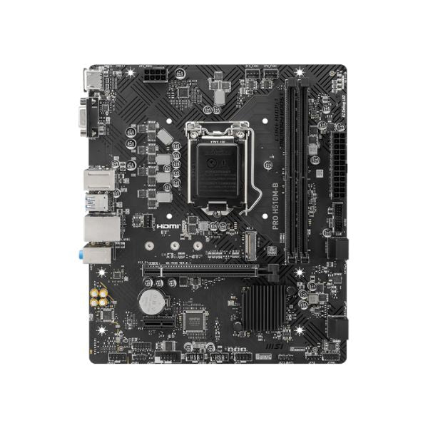 Tarjeta Madre MSI H510M-B MATX - Socket LGA1200 - DDR4 - PCIe 3.0 - USB 2.0 - HDMI 4K - Image 2