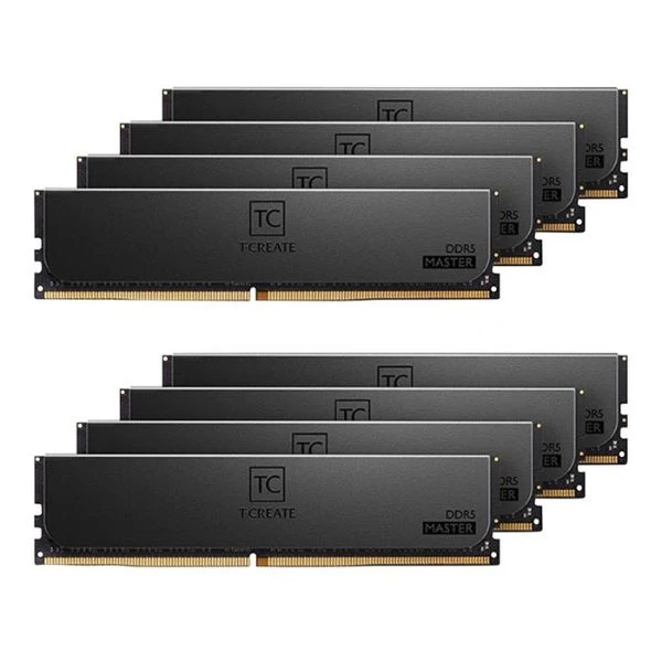 Memoria RAM TeamGroup T-Create Master Overclocking 64GB (4x16GB) DDR5 6000MHz PC5-48000 CL32 Quad Channel ECC Registered – Para Servidor