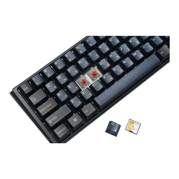 Teclado Gaming Cableado Ducky One 3 Mini Pro Nazca 8K RGB Mecánico 60% con Switches Cherry MX2A Brown - DKON2361ST-CBUS - Negro - Image 4