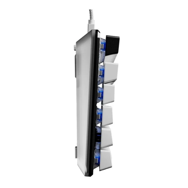 Teclado Gaming Cableado Pulsar PCMK 2 HE TKL RGB con Switches Magnéticos Hall Effect - PCMK2HE801W - Blanco - Image 2
