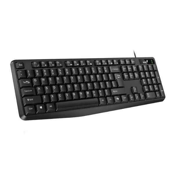 Teclado Genius Smart KB-117 - Clásico - Español - AI Copilot - USB - Resistente Derrames - Negro - 31310016401 - Image 2