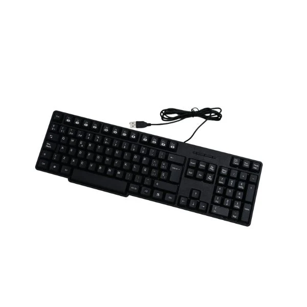 Teclado Jemip Office K889 - Español - 105 Teclas - USB - Perfil Bajo - Negro - Image 2