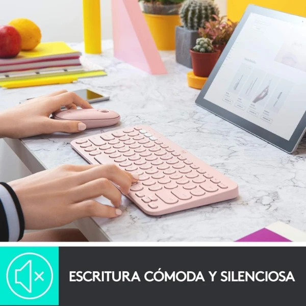 Teclado Logitech Multi-Device K380 - Bluetooth - Compatible Mac/iPhone/iPad - Image 3