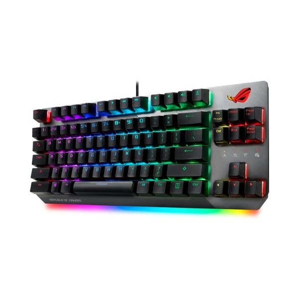 Teclado Mecanico ASUS ROG Strix Alcance NX TKL | interruptores lineales ROG NX Red, cable desmontable, Stealth Key - Image 2