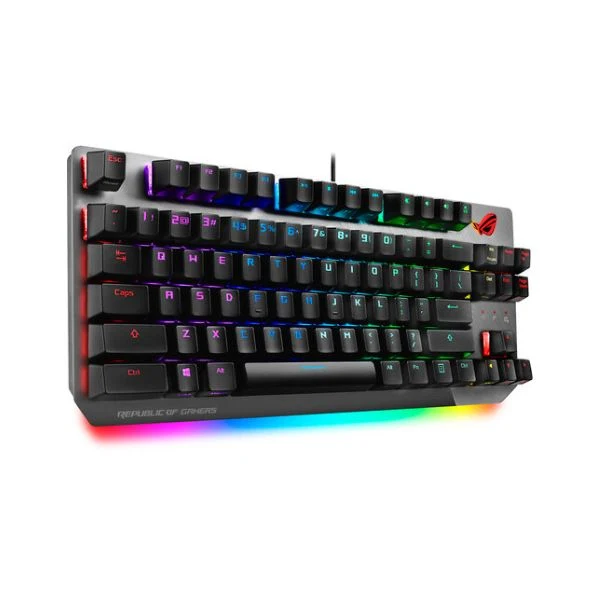 Teclado Mecanico ASUS ROG Strix Alcance NX TKL | interruptores lineales ROG NX Red, cable desmontable, Stealth Key - Image 3