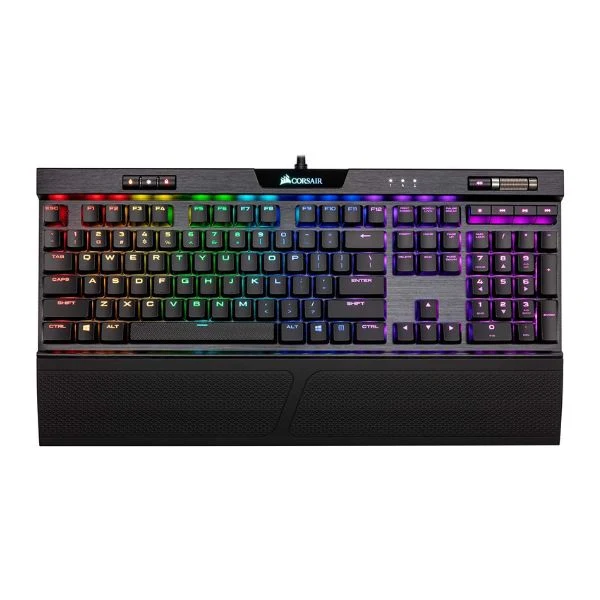 Teclado Mecanico CORSAIR  K70 RGB MK.2 LOW PROFILE RAPIDFIRE Full-size Alambrico Cherry MX LOW PROFILE Speed Switch - Image 4