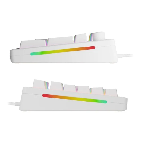 Teclado Gaming Cableado Glorious GMMK 3 HE 100% Prebuilt RGB Mecánico con Switches Hall Effect Fox Linear - MK3100PBHEWWHT - Blanco - Image 3