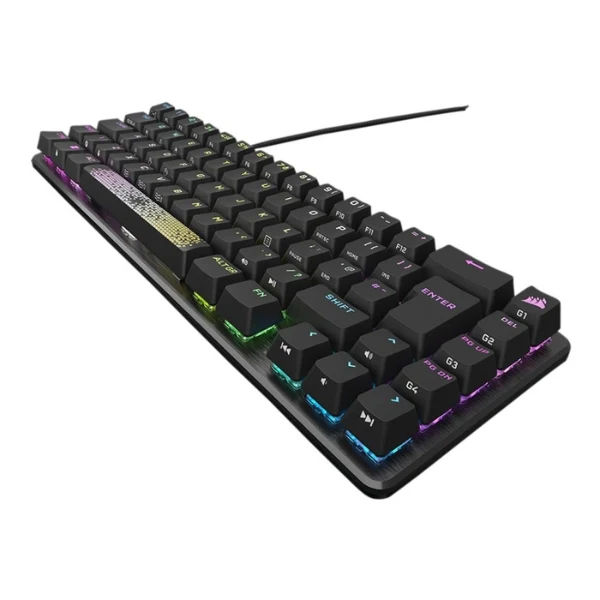 Teclado Gaming Cableado CORSAIR K65 PRO MINI 65% RGB Óptico-Mecánico con Switches OPX - CH-91A401A-NA - Negro - Image 3