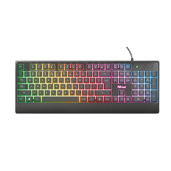 Teclado Trust Ziva Gaming 104 Teclas Usb RGB Color Negro 240986 - Image 2