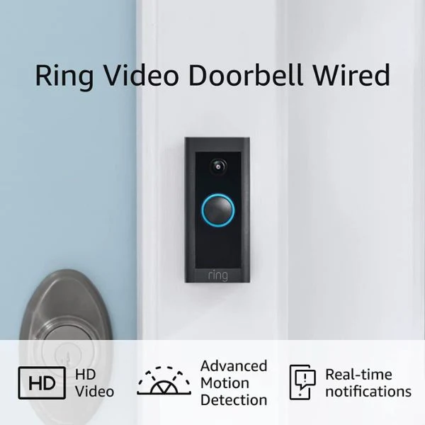 Timbre Ring Video Doorbell Wired , Works With Alexa Amazon - Image 2