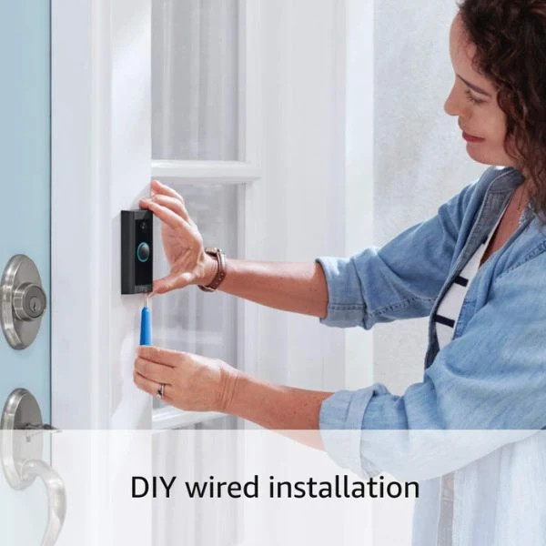 Timbre Ring Video Doorbell Wired , Works With Alexa Amazon - Image 3