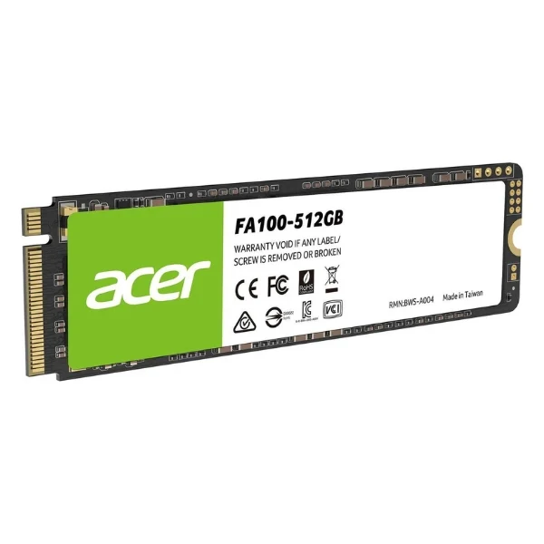Disco Duro SSD Acer FA100 512GB M.2 NVMe PCIe Gen 3.0 x4 - BL.9BWWA.119 - Image 2
