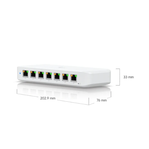 Switch Ubiquiti UniFi USW- Ultra Network 8 Puertos - PoE+ y PoE++ - Compacto y Versátil - Image 3