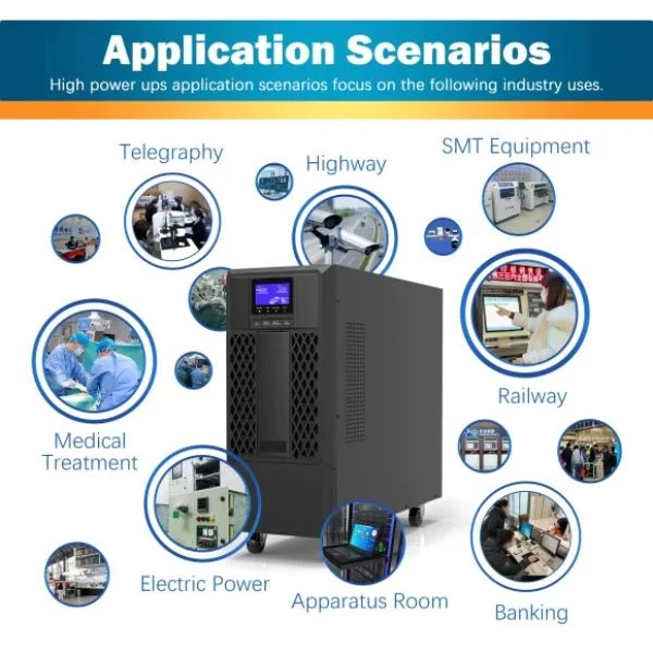 UPS SPIDERTEC ON LINE DP PX6K Bifásico 6,000VA/5,400W - Doble Conversión - Image 2