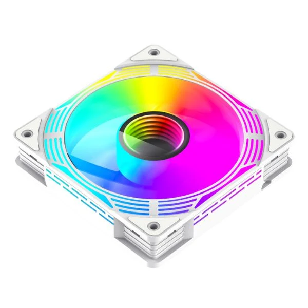 VENTILADOR GAMEMAX FN12A-C81 BLANCO 12CM/ 1200RPM - 38.25CFM/ LED ARGB - Image 2