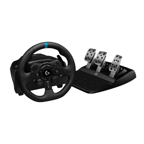 Volante y Pedales Logitech G923 Trueforce para PlayStation y PC - PS5, PS4, Negro