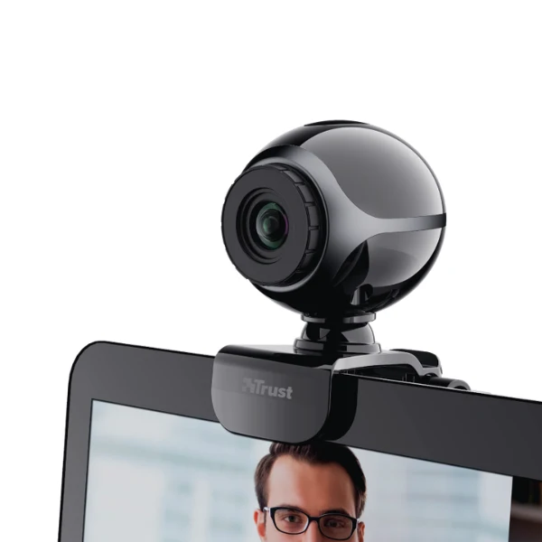 Webcam Trust Exis Microfono 480P Usb 2.0 Color Negro 17003 - Image 3